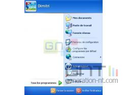 Menu Démarrer