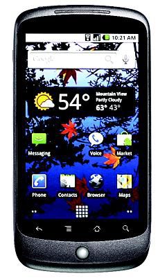 Google Nexus One interface 01