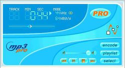 Mp3PRO screen