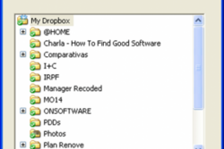 Dropbox Shell Tools screen