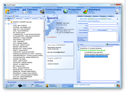 CRM-Visual Prospect screen