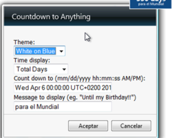 Countdown to Anything