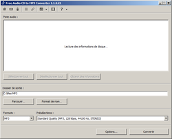 Free Audio CD to MP3 Converter