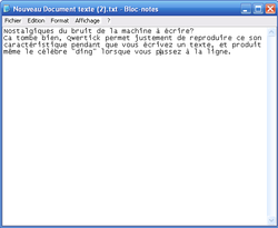 Qwertick screen 1