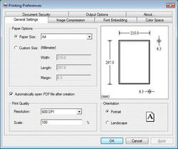 MaplePDF screen