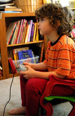 Jeux vid&eacute;o enfant