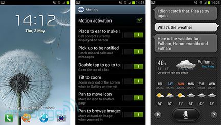 Samsung Galaxy SIII interface 01