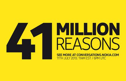 Nokia EOS : 41 millions de raisons de teaser pour le 11 juilet...