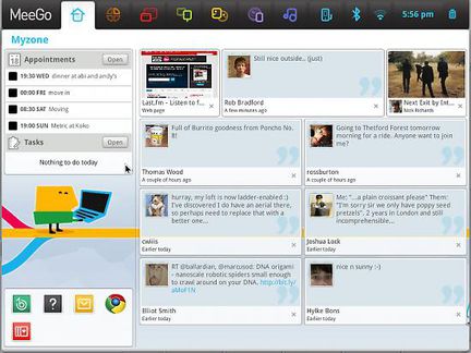 MeeGo interface