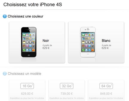 iPhone 4S precommande