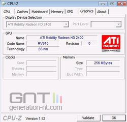 CPU-Z 1.52 GPU