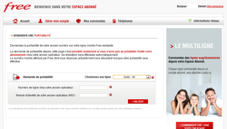 Free Mobile portabilit&eacute; 2