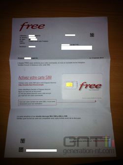 Free Mobile SIM 1