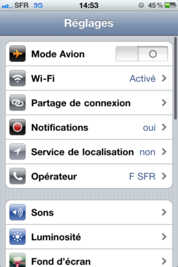 Partage connexion iPhone 001