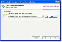 1st AutoRun Express screen