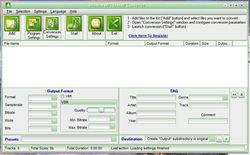 4Musics MP3 to MMF Converter screen 2