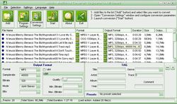 4Musics MP3 to MMF Converter screen