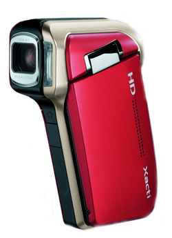 7 caméscopes à dd ou cartes mémoires SANYO_HD700_red_highres