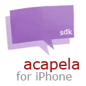 Acapela iPhone