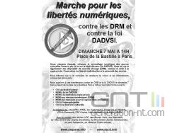 Affiche 7 mai 2006 anti-drm