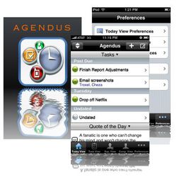 Agendus iPhone logo pro