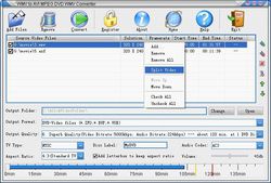 Allok WMV to AVI MPEG DVD WMV Converter screen