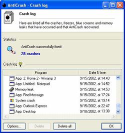 AntiCrash screen 2