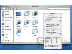 Apple leo folder view options small