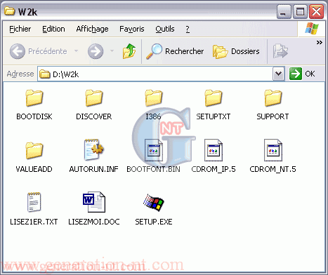 Article n° 11 - Création d'un CD bootable de Windows 2000 + SP4 - 17d_dir2k-01