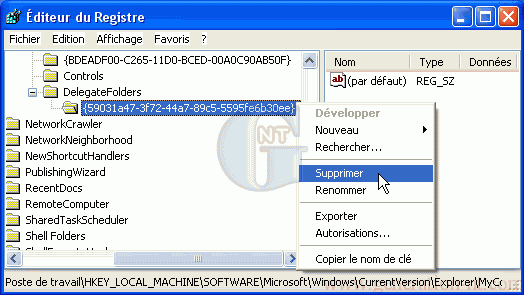 Article n° 125 - Supprimer le dossier Documents partag&eacute;s - 4