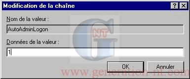 Article n° 128 - Activer le logon automatique sous Windows NT4 - 3
