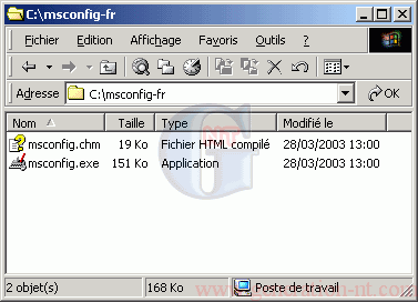 Article n° 151 - Disposer de l'utilitaire de configuration syst&egrave;me - 1