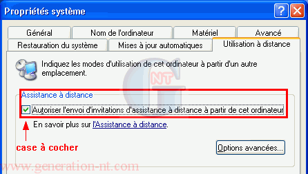 Article n° 17 - Assistance à distance avec Windows XP. - 00