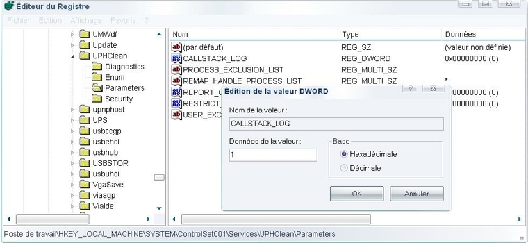 Article n° 192 - Nettoyer la ruche du profil d'utilisateur avant la fermeture de session - UPHClean - Error_Log = 1