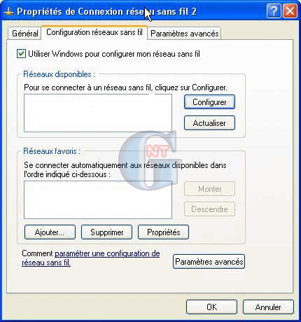 Article n° 40 - Connecter un portable en wifi sur réseau avec ICS. - capture2