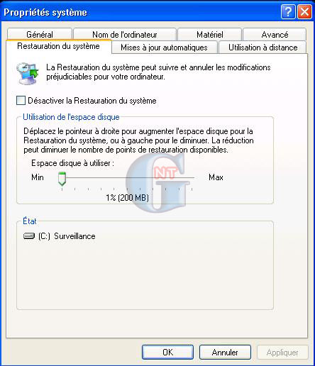 Article n° 47 - La restauration système de Windows XP - 1