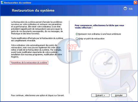 Article n° 47 - La restauration système de Windows XP - 2