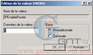 Article n° 49 - Comment activer le routage IP sous Windows 2000 / XP - 2