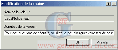 Article n° 61 - Afficher un message &agrave; chaque logon d'une station Windows NT/2000/XP - 3