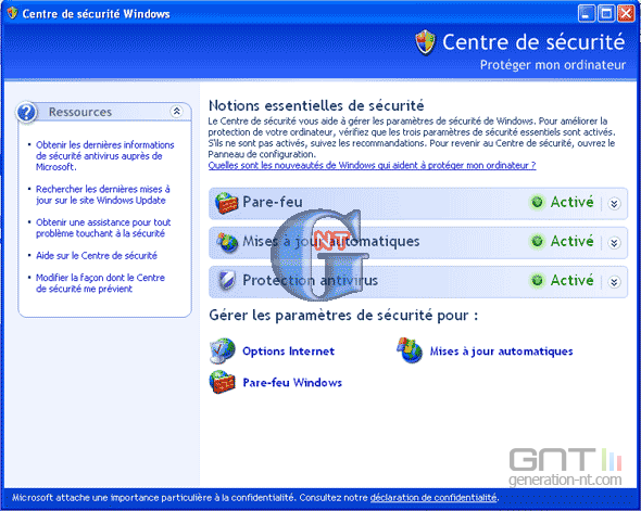 Article n° 66 - Configurez le Pare-Feu de Windows XP SP2 - 2