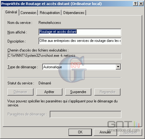 Article n° 69 - Créer un serveur VPN sous Windows 2000 PRO/XP PRO - 2
