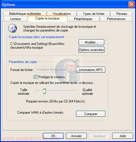 Article n° 74 - Activez le codage MP3 sous Windows Media Player 8/9/10 (2000/XP) - 1