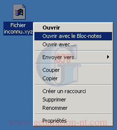 Article n° 78 - Ouvrir un fichier n'ayant pas d'extension avec le Bloc-notes (NT/2000/XP) - 4