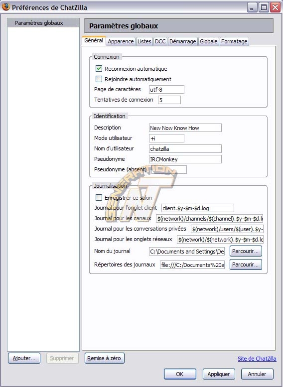 Article n° 88 - Les meilleures extensions pour Firefox - chatzilla2