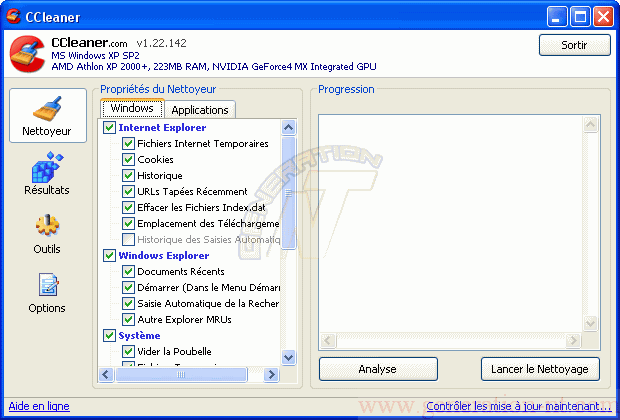 Article n° 89 - Optimiser le démarrage de Windows XP - CCleaner -7