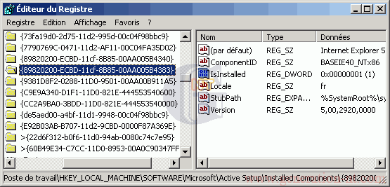Article n° 90 - Comment r&eacute;installer Internet Explorer et/ou Outlook Express (Win XP) - 1