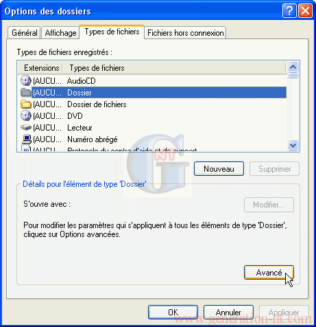 Article n° 95 - Listez le contenu d'un r&eacute;pertoire ou CD-ROM en un clic (2000/XP) - 1