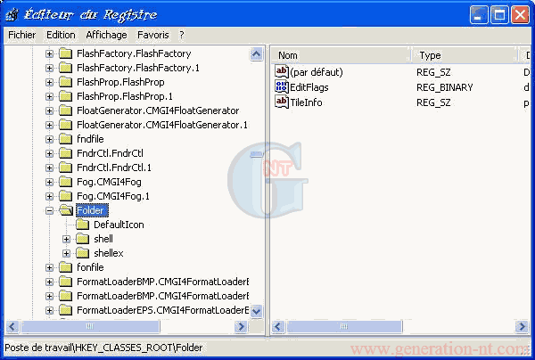 Article n° 96 - Nettoyer le menu contextuel (2000/XP) - 4