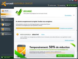 avast! Free Antivirus screen 1