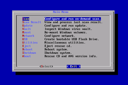 AVG Rescue CD screen 1